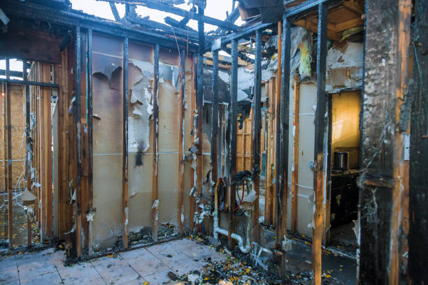 Professional Fire Damage Repair technician working in Fort Payne, AL